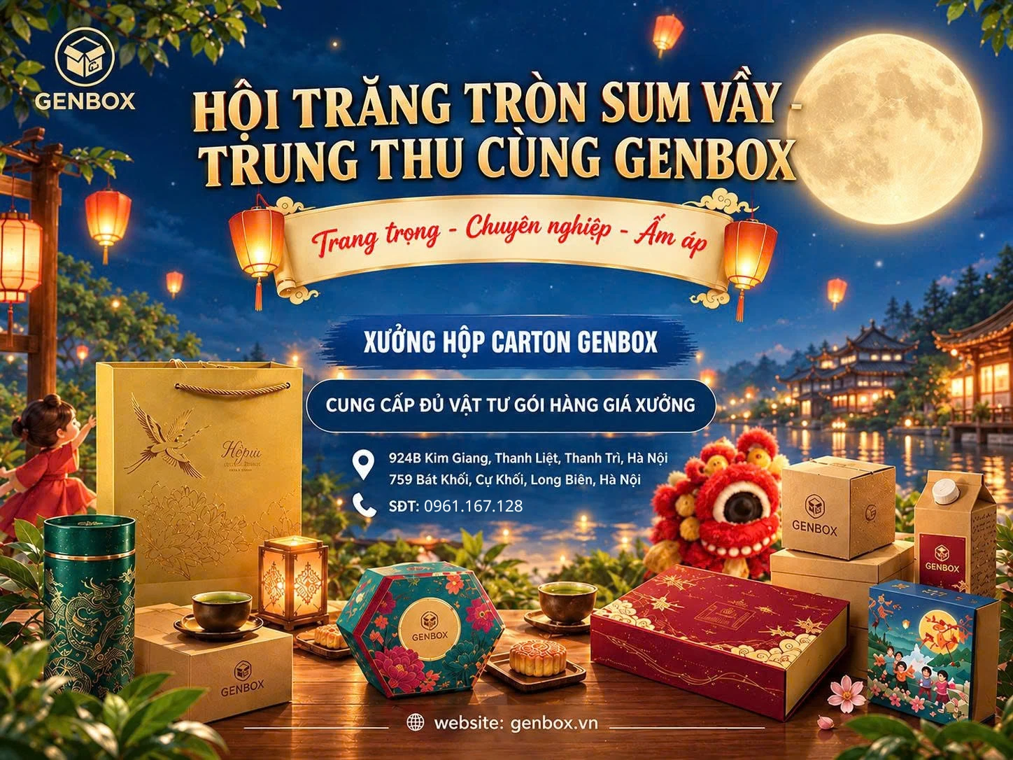 Mừng Tết Trung Thu 2026 – Chúc Mùa Trăng Đoàn Viên